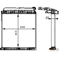 RADYATOR KOMPLE AXOR 2209087 BEHR